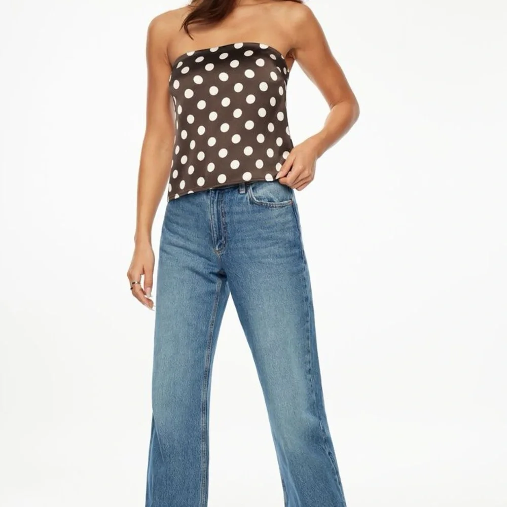 Polka Dot Strapless Top - Picture 2 of 7